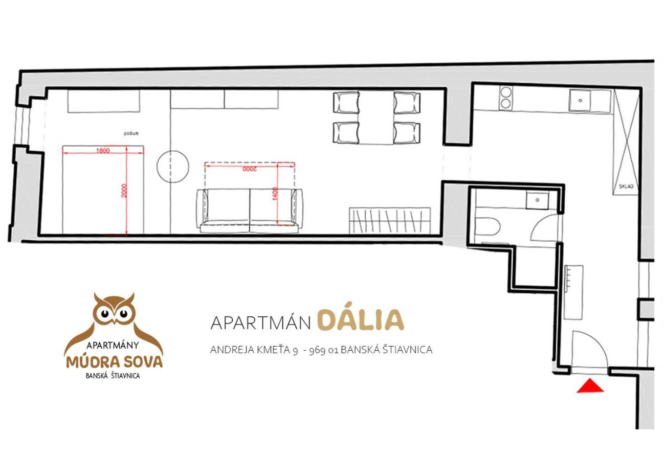 Apartmany Mudra Sova Banská Štiavnica Esterno foto