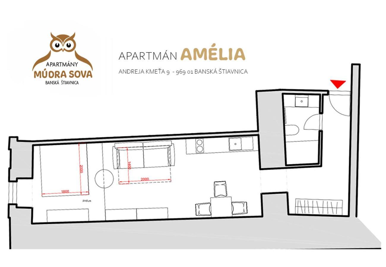 Apartmany Mudra Sova Banská Štiavnica Esterno foto